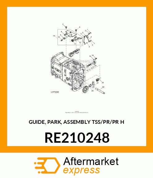 GUIDE, PARK, ASSEMBLY TSS/PR/PR H RE210248