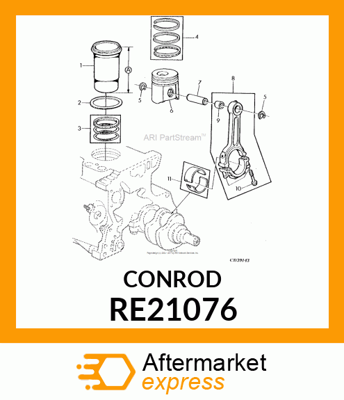 ROD CONNECTING RE21076