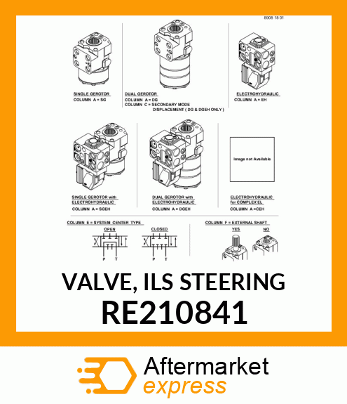 VALVE, ILS STEERING RE210841