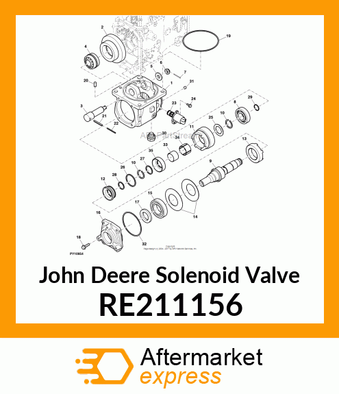 SOLENOID VALVE, VALVE,3 RE211156