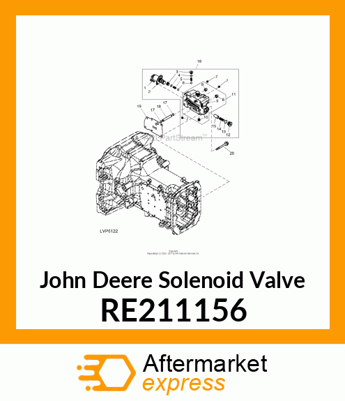 SOLENOID VALVE, VALVE,3 RE211156