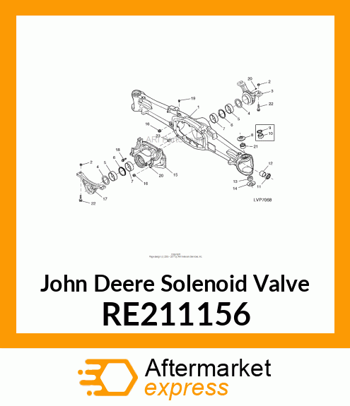 SOLENOID VALVE, VALVE,3 RE211156