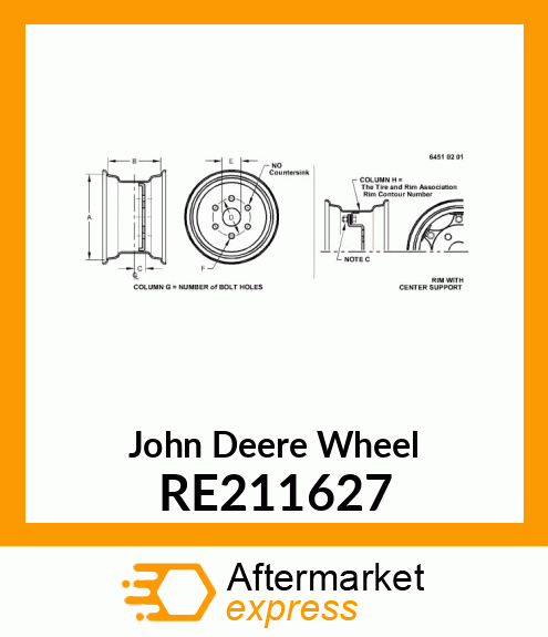 WHEEL, W18AX38, 10B 2P 12.7 RE211627