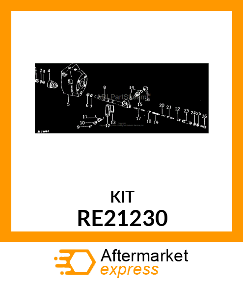 Kit - KIT, OVERHAUL GASKET RE21230