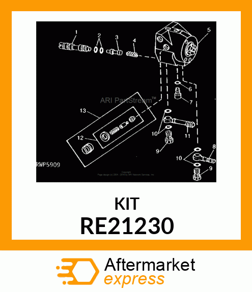 Kit - KIT, OVERHAUL GASKET RE21230