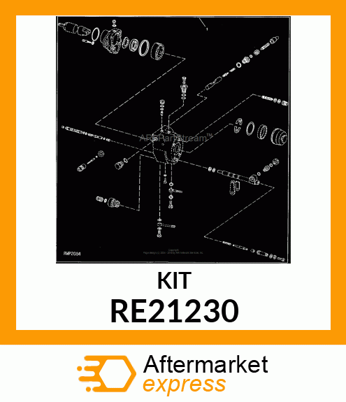 Kit - KIT, OVERHAUL GASKET RE21230