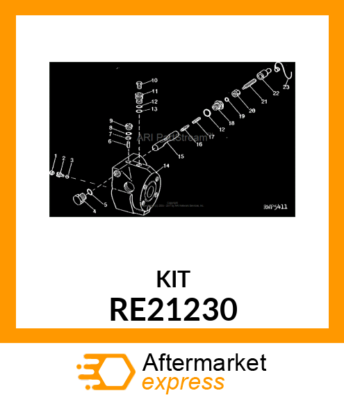 Kit - KIT, OVERHAUL GASKET RE21230