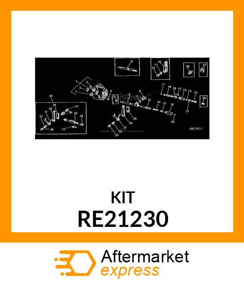 Kit - KIT, OVERHAUL GASKET RE21230