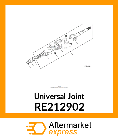 UNIVERSAL JOINT CROSS RE212902