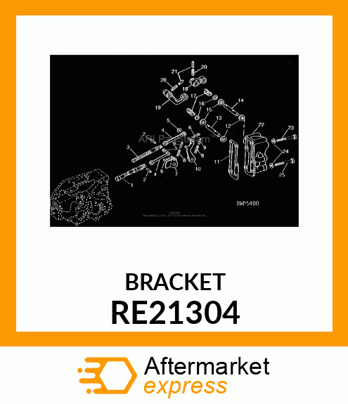 ARM,TRANS CONTROL VALVE,W/BUSHING RE21304