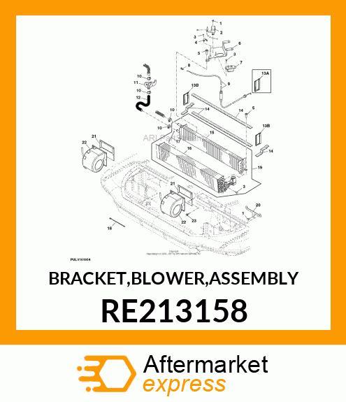 BRACKET,BLOWER,ASSEMBLY RE213158