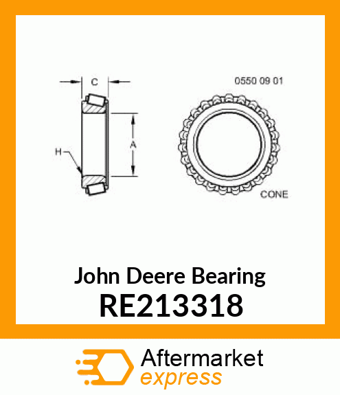 CONE,BEARING RE213318