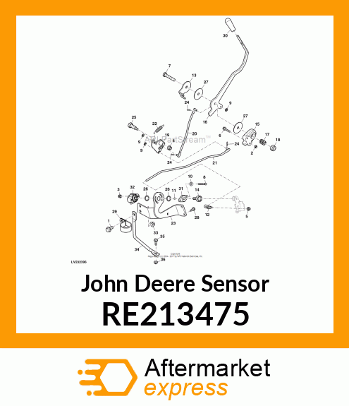 SENSOR, (HALL EFFECT NRPS) RE213475