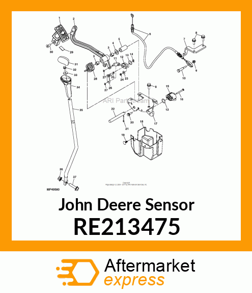 SENSOR, (HALL EFFECT NRPS) RE213475