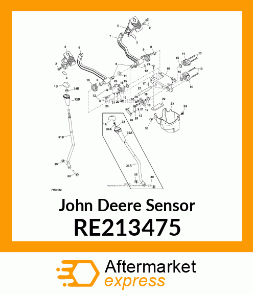 SENSOR, (HALL EFFECT NRPS) RE213475