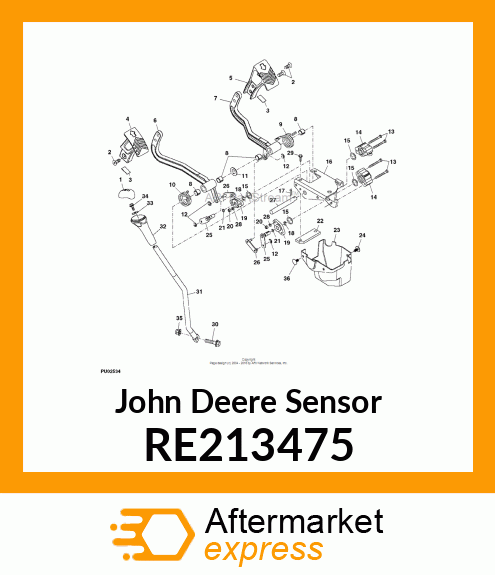 SENSOR, (HALL EFFECT NRPS) RE213475