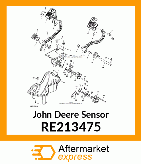 SENSOR, (HALL EFFECT NRPS) RE213475