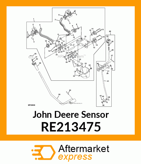 SENSOR, (HALL EFFECT NRPS) RE213475