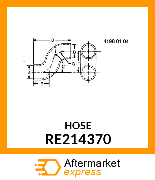 HOSE RE214370