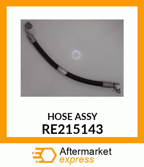 HYD HOSE,FAB(AUX MOTR CASE DR)SERV RE215143