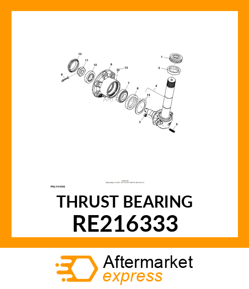 THRUST BEARING RE216333