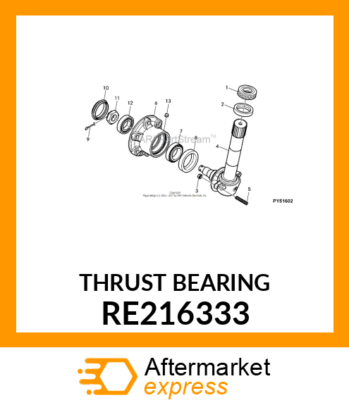 THRUST BEARING RE216333