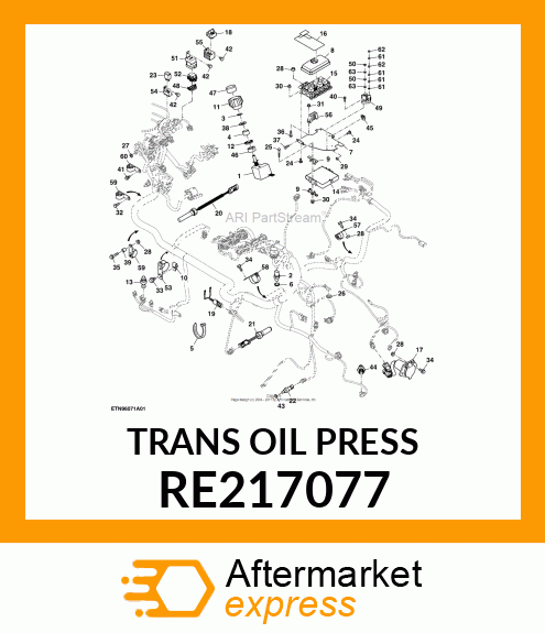 TRANS OIL PRESSURE SENSOR, TRANS OI RE217077