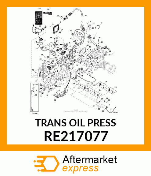 TRANS OIL PRESSURE SENSOR, TRANS OI RE217077