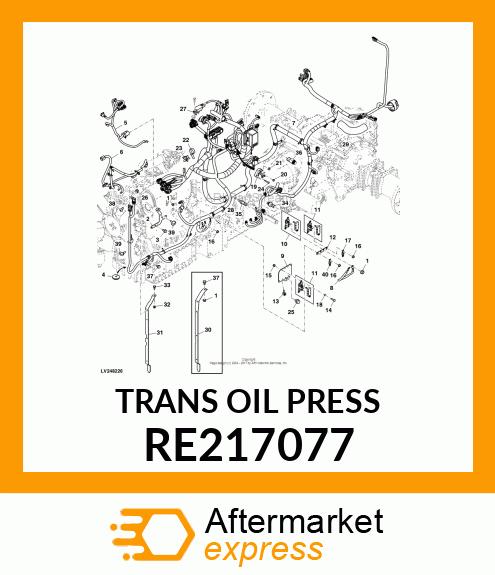 TRANS OIL PRESSURE SENSOR, TRANS OI RE217077