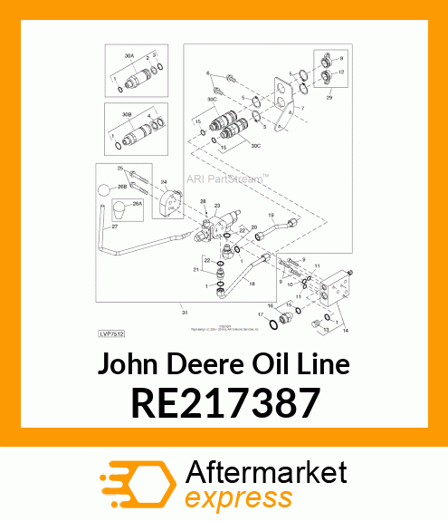 OIL LINE, SCV #1EXTEND RE217387