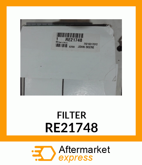 FILTER,BYPASS OIL RE21748