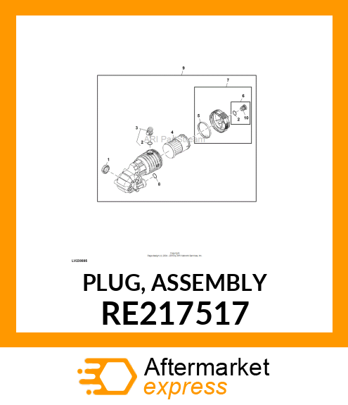 PLUG, ASSEMBLY RE217517