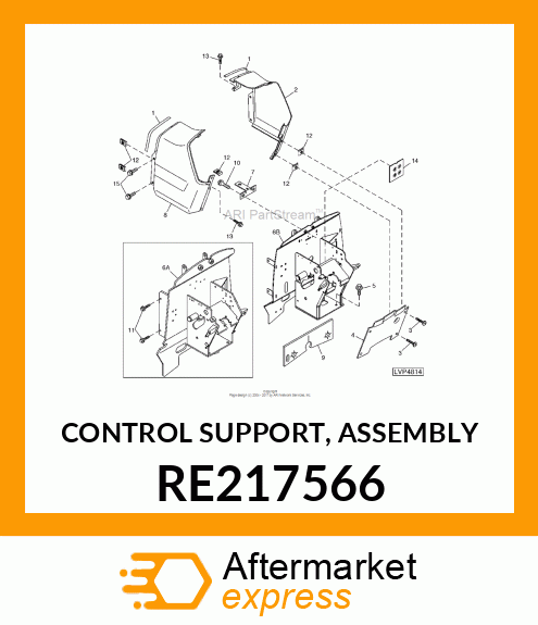 CONTROL SUPPORT, ASSEMBLY RE217566