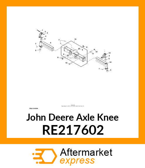 AXLE KNEE, LH RE217602