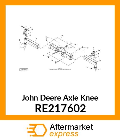 AXLE KNEE, LH RE217602