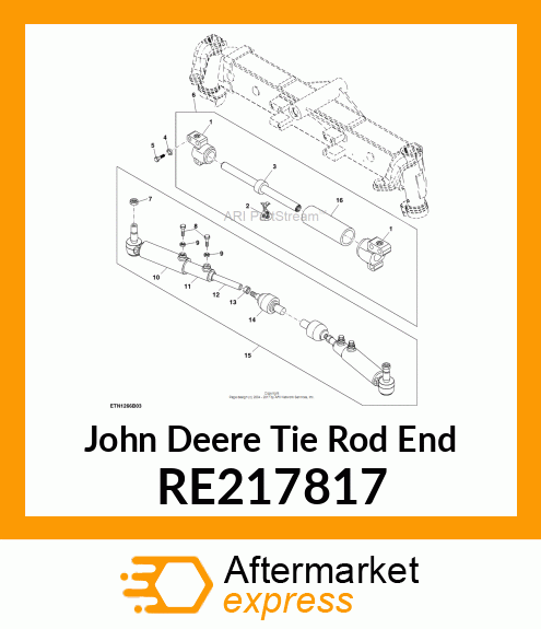 TIE ROD END RE217817