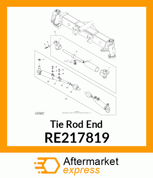BALL JOINT, TIE ROD RE217819