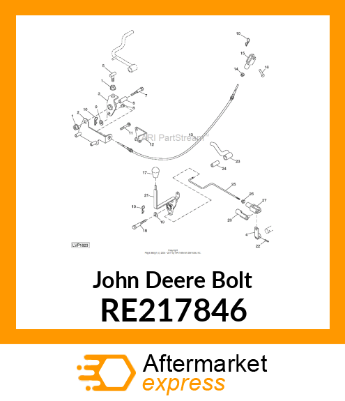 BOLT, TEE RE217846