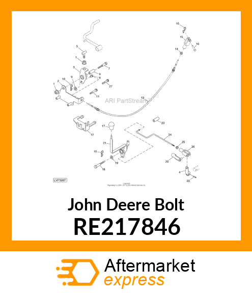 BOLT, TEE RE217846