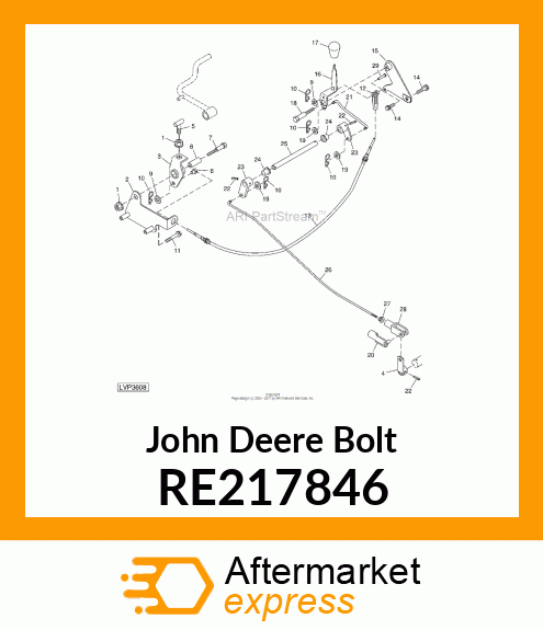 BOLT, TEE RE217846