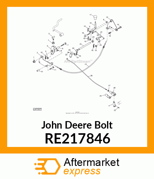 BOLT, TEE RE217846