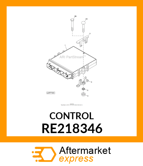 ELECTRONIC CONTROL UNIT, 5000 SERIE RE218346