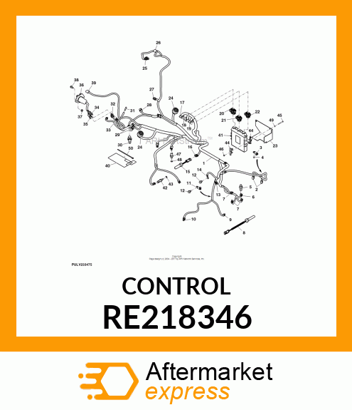 ELECTRONIC CONTROL UNIT, 5000 SERIE RE218346