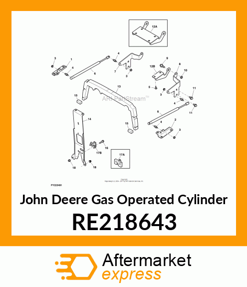 GAS OPERATED CYLINDER RE218643