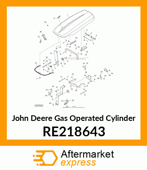 GAS OPERATED CYLINDER RE218643