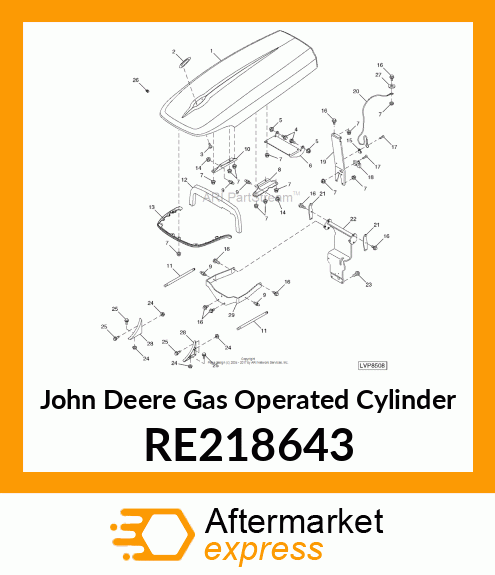 GAS OPERATED CYLINDER RE218643