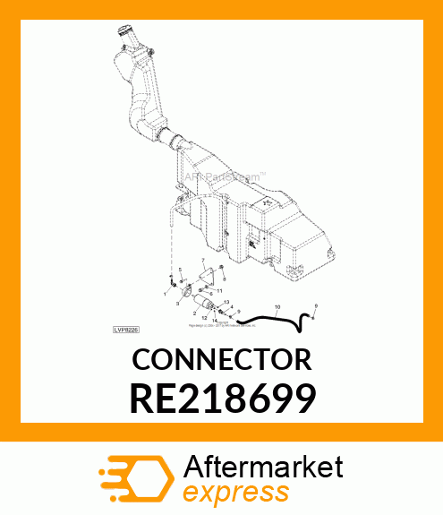 QUICK COUPLER, FOR FUEL LINES RE218699