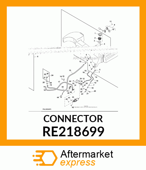 QUICK COUPLER, FOR FUEL LINES RE218699