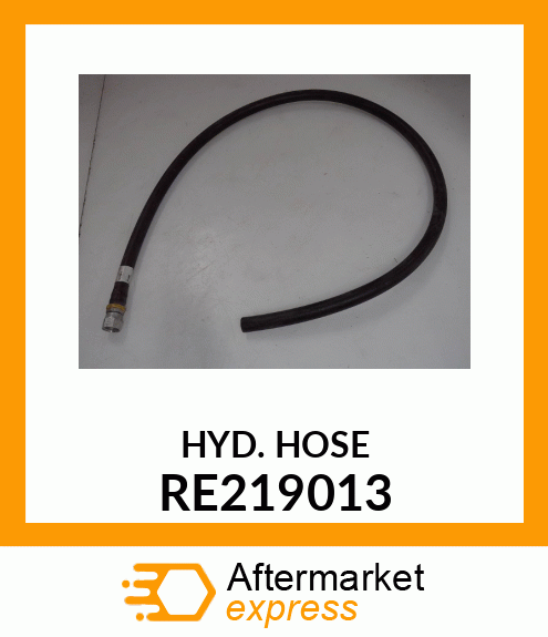 HYDRAULIC HOSE, MOTOR SEAL DRAIN F RE219013