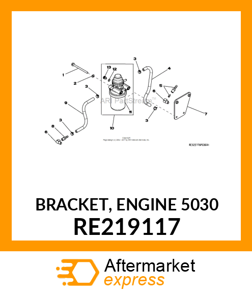 BRACKET, ENGINE 5030 RE219117